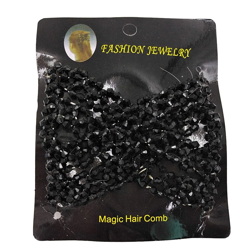 Peigne magique rétro à perles pour femmes, peigne coulissant en métal élastique, accessoires pour cheveux floraux, outil de coiffure, épingle à cheveux pour femmes: 15D