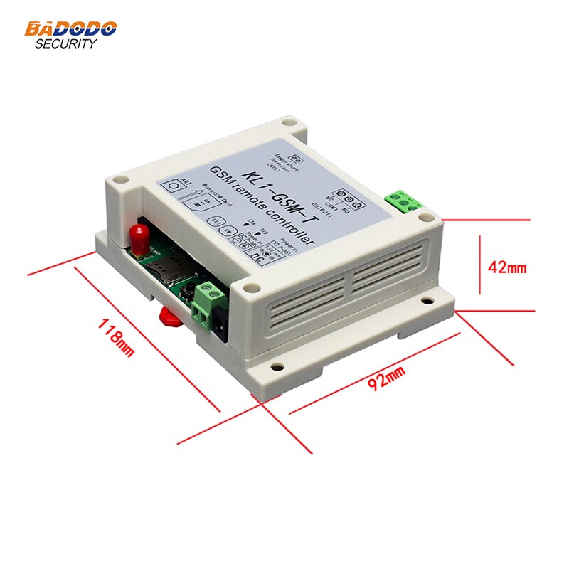 GSM SMS Remote Controller ON/OFF Relay Switch Access Controller KL1-GSM With NTC Temperature Sensor