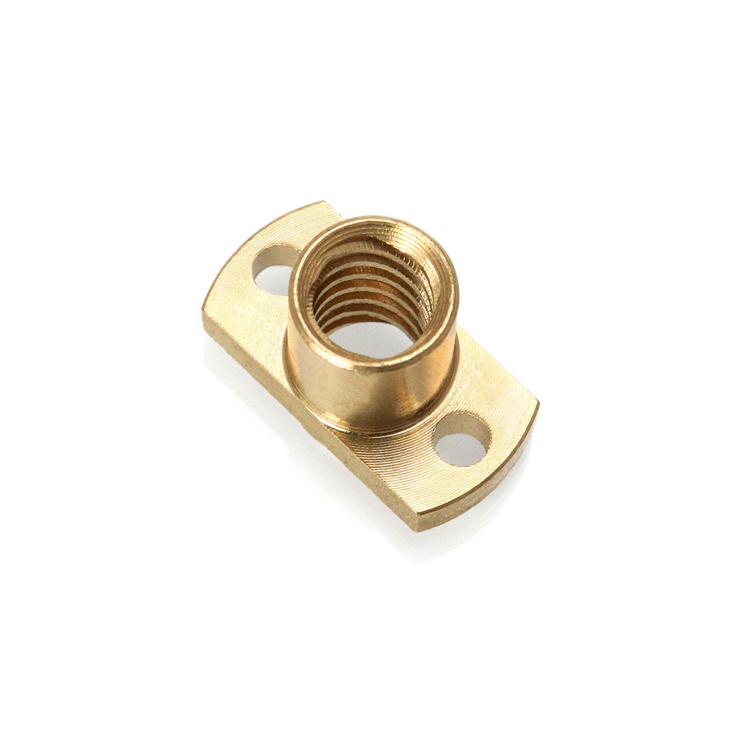 1pc T8 Vite di Piombo dado Flangia dado in Ottone Passo 2mm Piombo 2mm/8mm Motore Trapezoidale Vite Dadi Vite di Piombo per parti della stampante 3D CNC