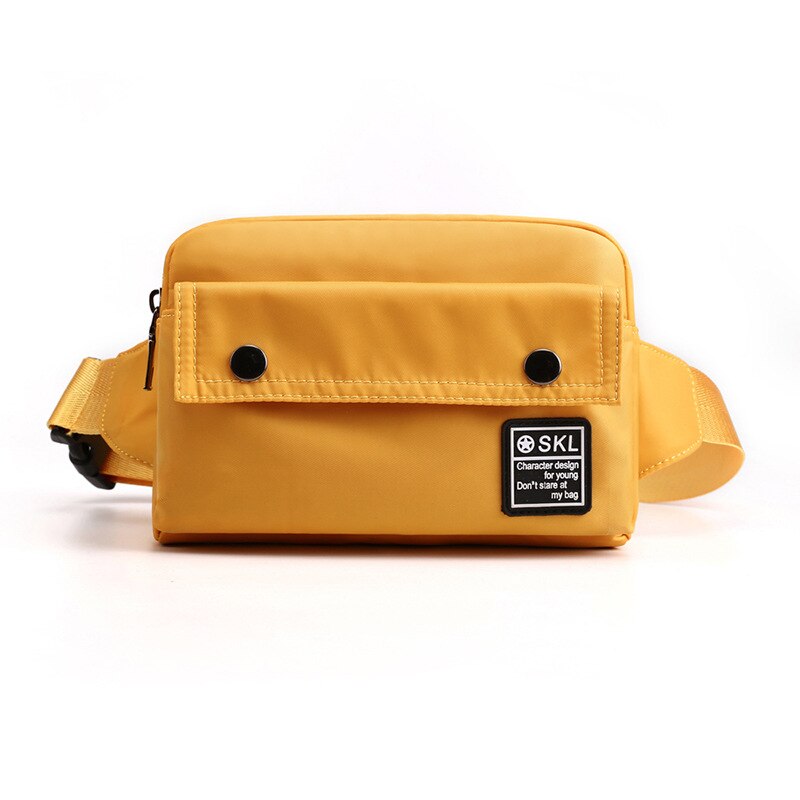 Babylili, bolsos de hombro para mujer, bolso de cintura impermeable, Crossbody Packs de pecho señora, bolsa de teléfono, Unisex, bolsa de cadera, deportes al aire libre: Yellow