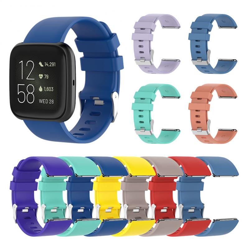 For Fitbit Versa 2 Smart Watch Replacement Waterproof Wristband 2 Official Silicone Strap Smart Watch Accessories Watch Band