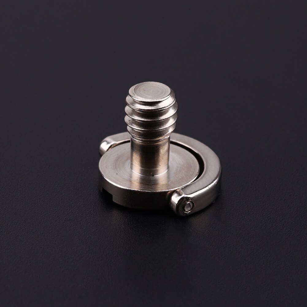 Caméra trépied tête rapide plaque de dégagement vis 1/4 d-ring trépied vis tirer anneau adaptateur pour caméra trépied monopode