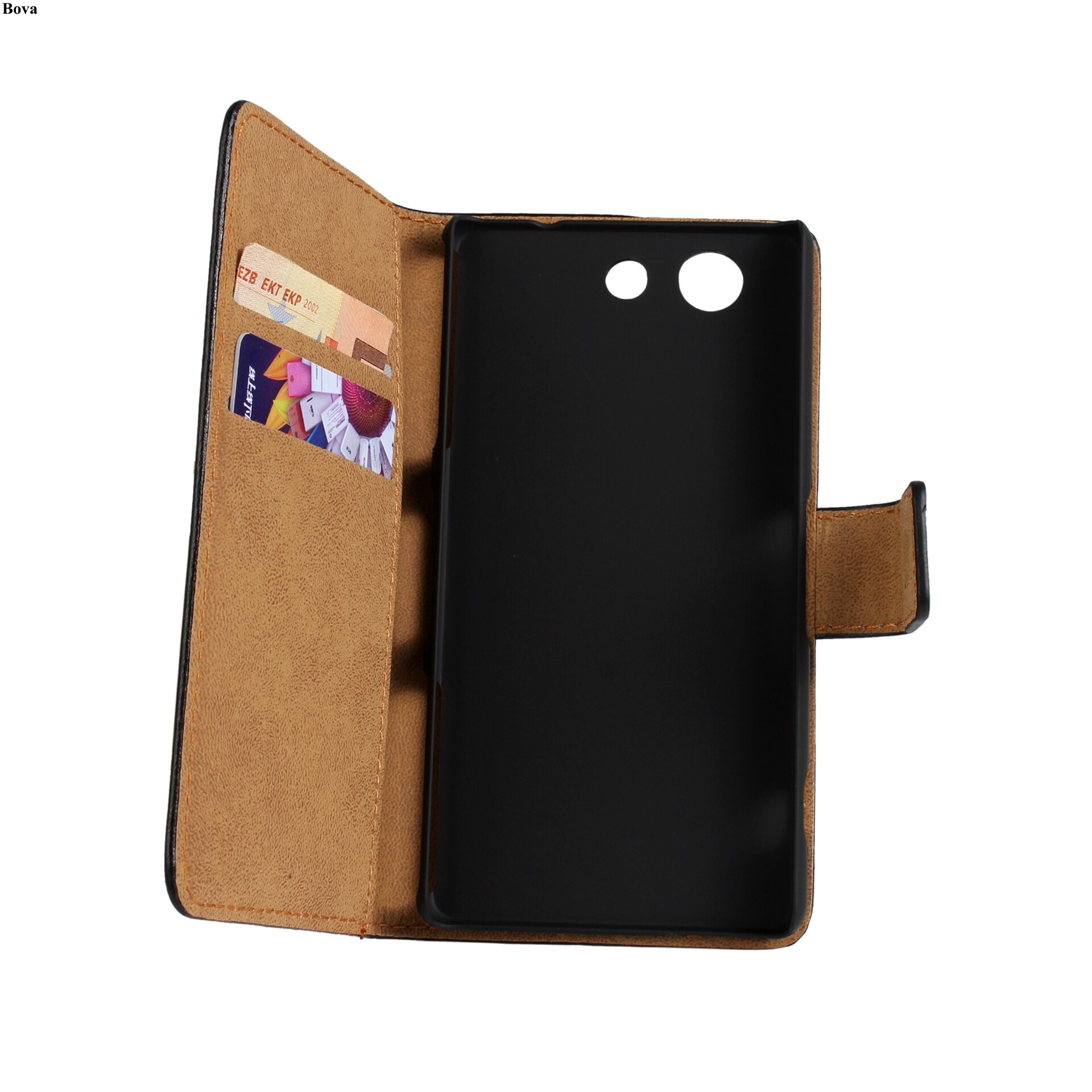 Pu nahkakotelo sony xperia  z3 compact  d5803 d5833 lompakkokotelolle retrosuojakotelo business capa fundas gg