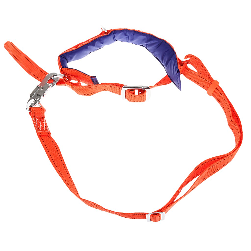 Mountain Tree Climbing Rappel Fall Arrest Protection Waist Harness Lanyard