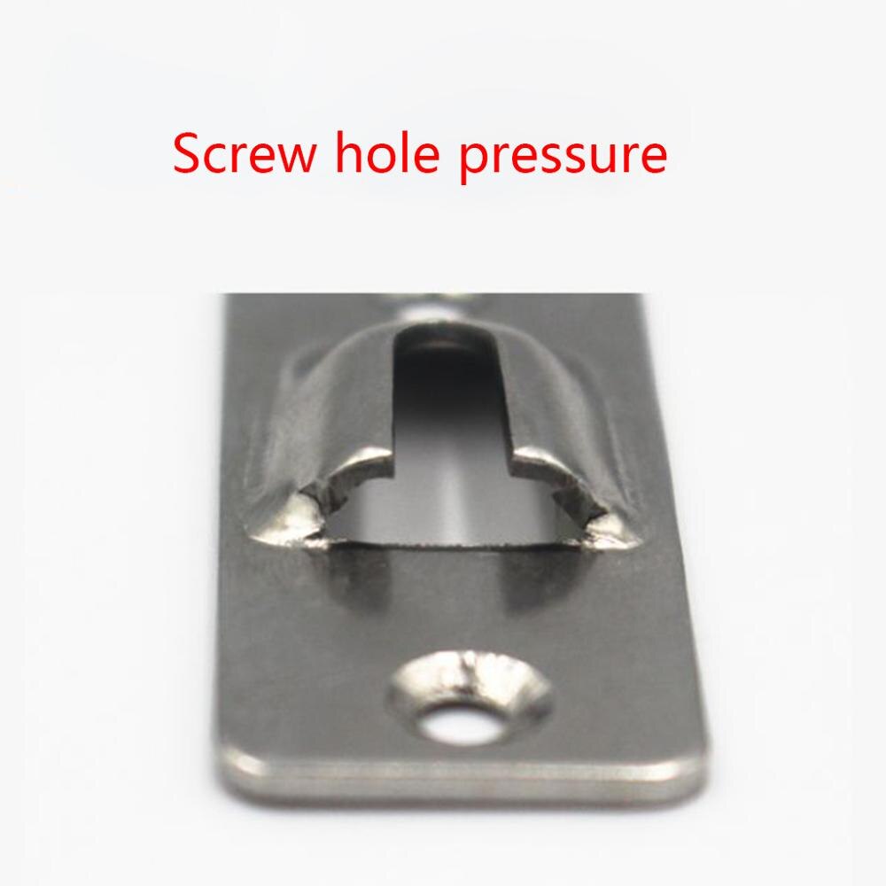 Mini Stainless Steel 90 Degree Right Angle Buckle Hook Lock Bolt for Sliding Door Latch Bar Window Home Furniture Hardware