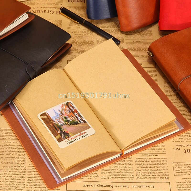 Cuaderno de papel Kraft Libreta de Cuentas Dot Journal diario Bloc de notas papelería de página en blanco