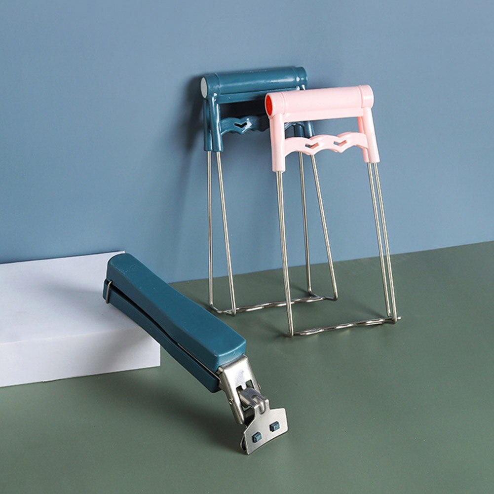 Multifunktion rustfrit stål anti gryde skål fad klemme gripper holder klip skål gripper gryde holder gripper klip køkken tænger