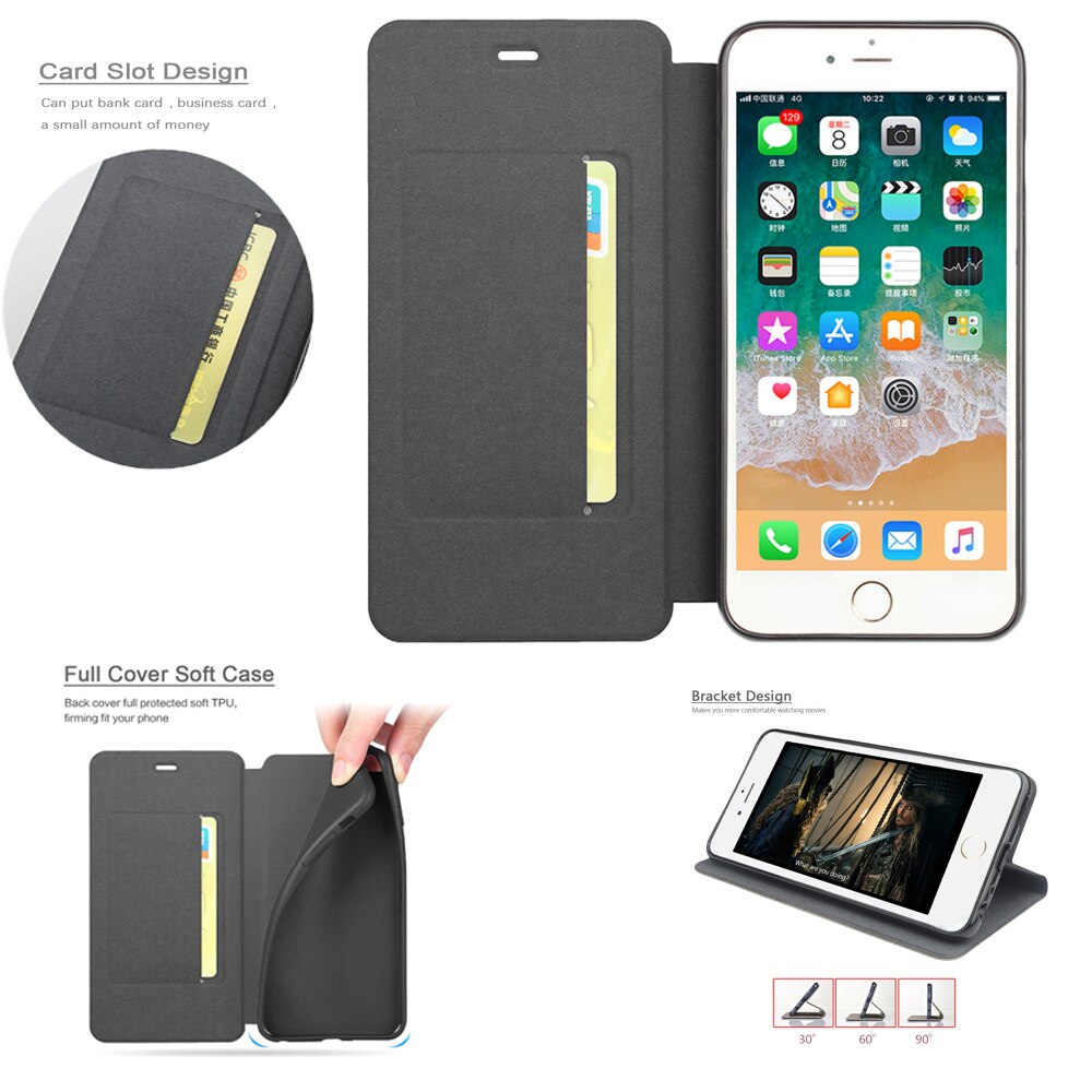 Hand Made for Vernee Mix 2 Case Luxury Leather Flip Case Vernee Mix 2 Protective Wallet Phone Cover for Vernee Mix 2 Coque Funda