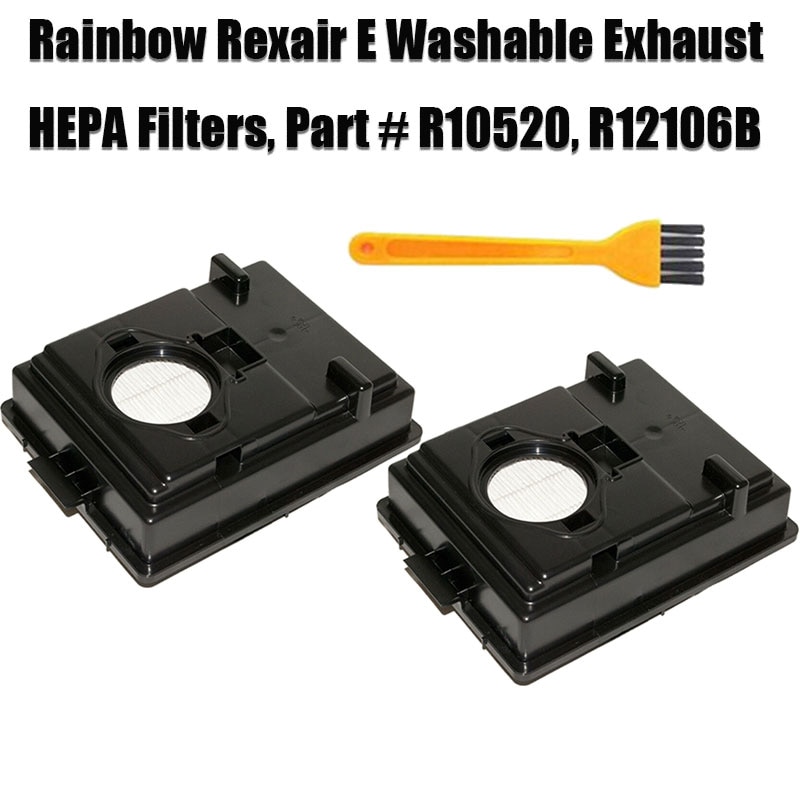 Wasbare Regenboog Rexair E Series Grid Filters Deel # R10520 R-10520 R12106B R12179 Stofzuiger Hepa Kit Onderdelen Accessoires