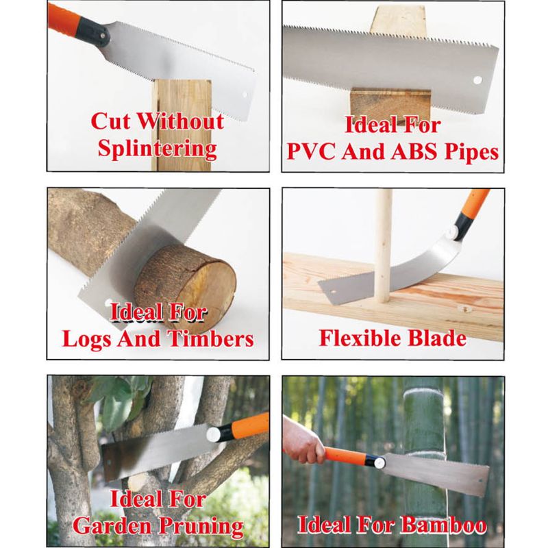 Sostituzione della lama per sega a mano 250D 265B 225P flessibile lavorazione del legno a denti fini utensili per la casa legno potatura da giardino bambù