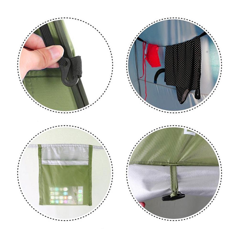 Draagbare Pop-Up Privacy Douche Tent Ruime Kleedkamers Voor Camping Vissen Wandelen Strand Outdoor Wc Douche Badkamer