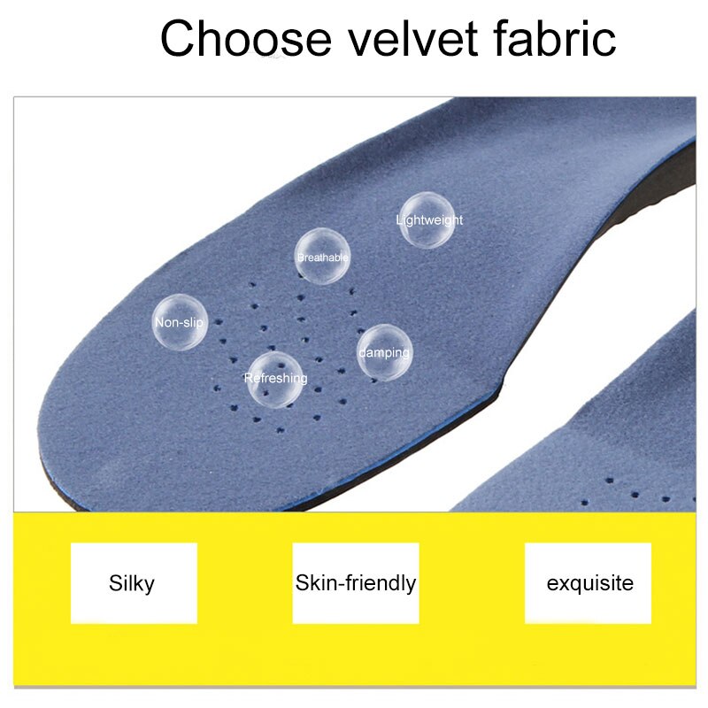 Men Women Flat Foot Correction Insoles Health Sole Pad Feet Care Insoles Shoes Arch Support Cushion Health99