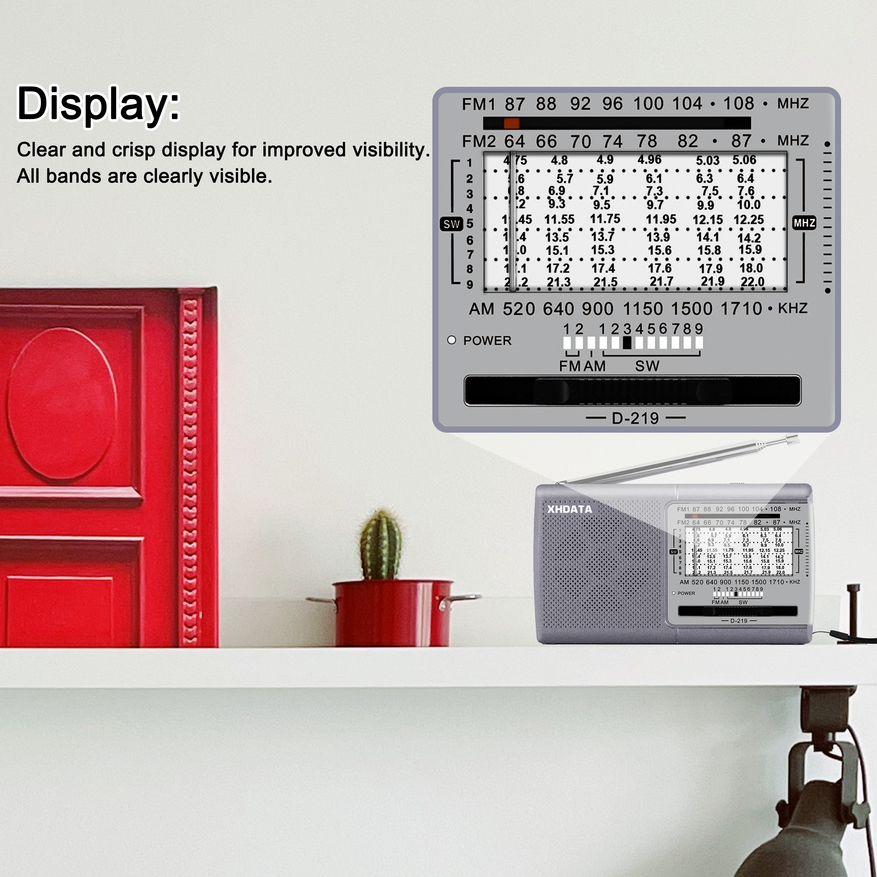 Radio Grundig S350 – AM/FM/ondes Courtes, 5 Bandes, Haute Sensibilité (testée)