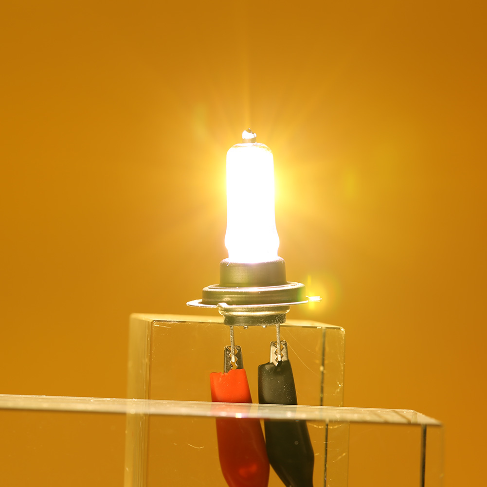 H7 Xenon Yellow Halogen Light Bulbs 12V 55W Halogen Headlight Bulb 3000K Fog Halogen Bulb Yellow Auto Replacement Parts