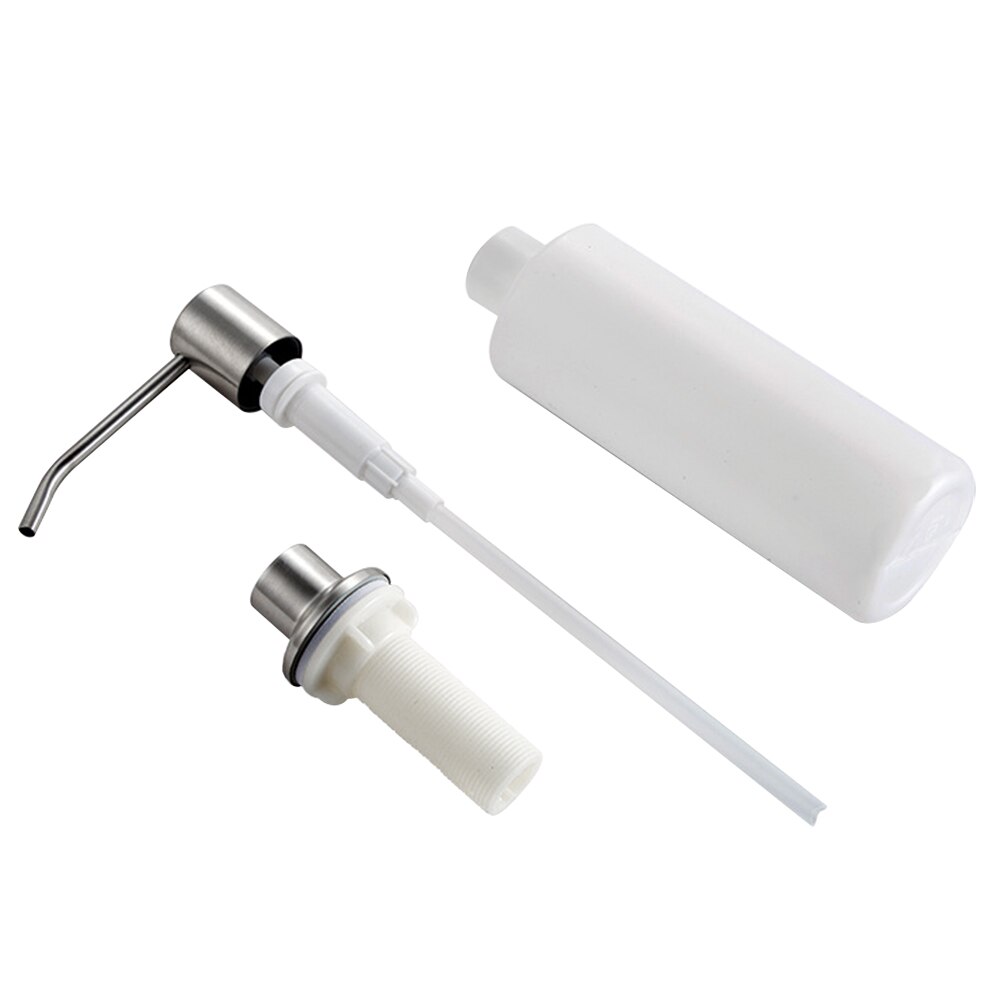 Lotion Stainless Steel Detergent Kitchen Sink With Bottle Soap Dispenser Commercial Durable Refill Pump Bathroom Hand Wash