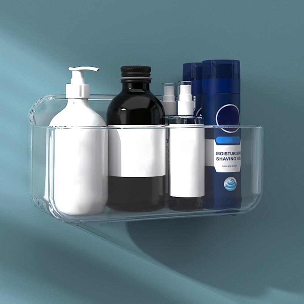 Simple Shower Caddy No Drilling Easy to Install Shampoo Spice Bathroom Shelf Shower Shelf Bathroom Shelf