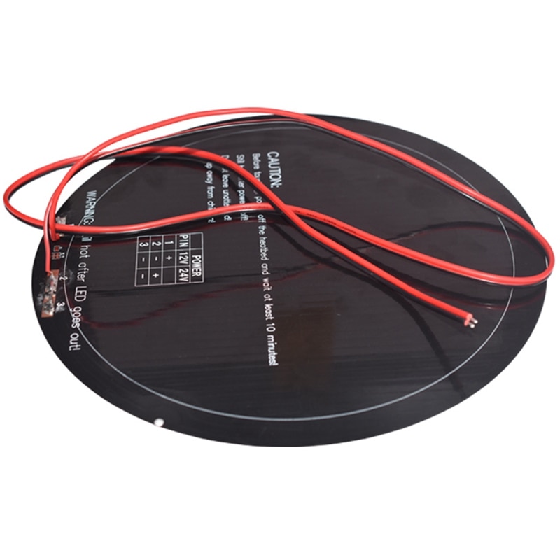 Diameter 240Mm Kossel 3D Printer Heatbed 12V 140W Aluminum Substrate Mk3 Round Bed-SCLL