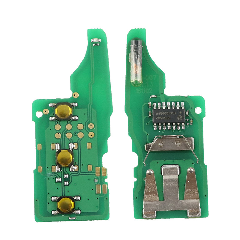 1/2/3/5 Uds 433MHz ID48 Chip Flip llave remota 5K 0837202 AD para VW Polo Sedan Golf 6 Passat B6 Volkswagen Touran Bora