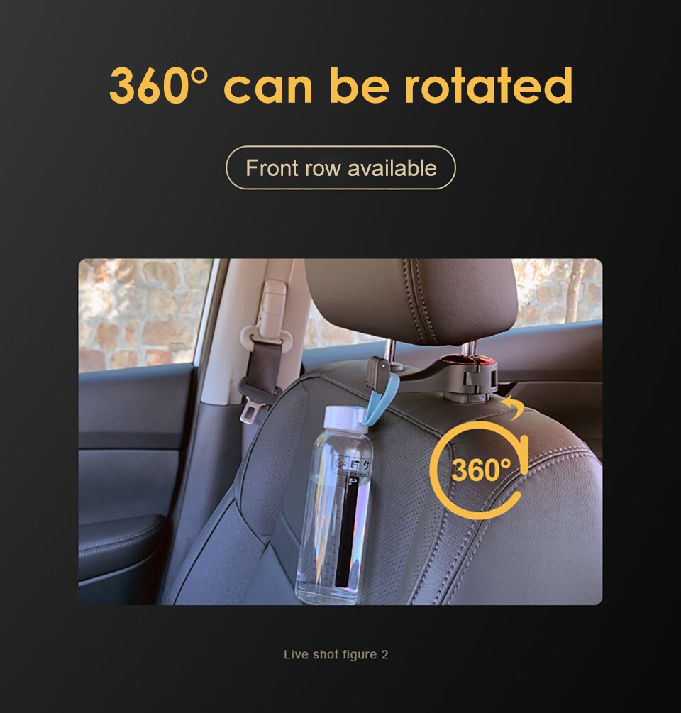 Multi-Funktion Auto Zurück Sitz Haken Auto Handy Halter Telefon Speicher Hinten Sitz Telefon Kopfstütze Faul Halterung Halter stehen