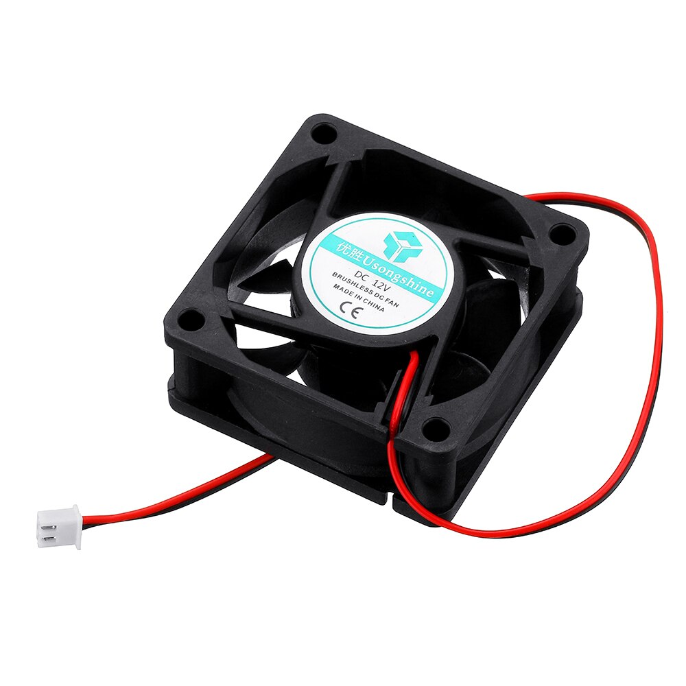 12v 6025 60*60*25mm Cooling Fan with 2Pin Cable for 3D Printer
