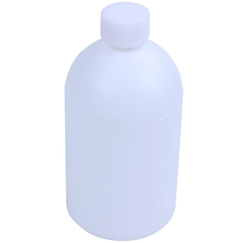 White Chemicals Laboratory Storage Flat Bottom Laboratory Bottle 500ml