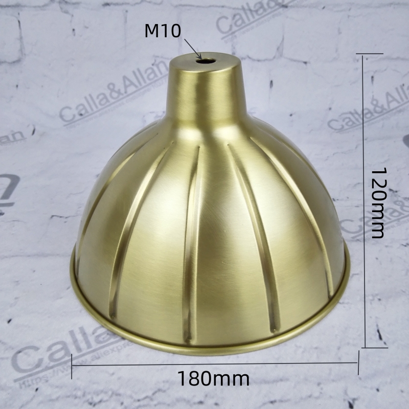 Messing Lampenkap Minimalistische Industriële Stijl Japanse Bureaulamp Vloerlamp Wandlamp Hal Diy Verlichtingsaccessoires: Goud