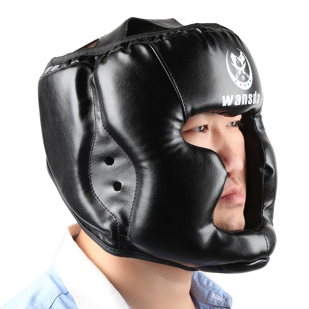 Boksen Helm Boksen Hoofdbescherming Kick Boksen Hoofd Guard Karate Kick Training Helm Taekwondo Muay Thai Hoofddeksels Bescherming