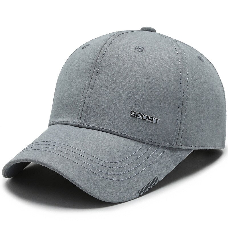 Lente Mannen Snapback Hoed Caps Baseball Cap Mannen Caps Retro Papa Oom Baseball Cap Hoeden Voor mannen Toevallige Hoed: Gray