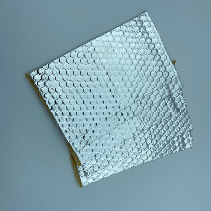 10 stuks butylrubber schokabsorberende en geluidsisolatieplaat, zelfklevende dempingsplaat, thermische isolatie en ruisonderdrukking