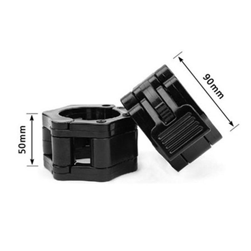 Abrazaderas de barra de pesas de liberación rápida, Clips de barra de pesas olímpica para levantamiento de pesas y entrenamiento de fuerza, 50mm