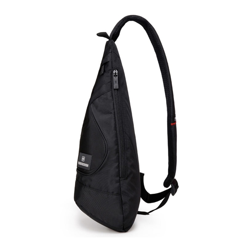 Suissewin Crossbody Shoulder Bag Male Sling Bag For Men Multipurpose Daypack For Men Black Handbags On Chest Bags SNE1613