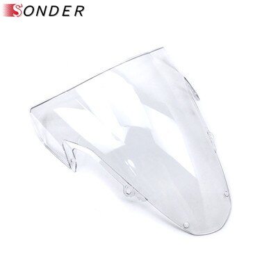 Windshield WindScreen For Suzuki GSXR GSX-R 1000 K3 2003 2004 GSXR1000 GSX R 1000R 03 04 Motorcycle Double Bubble Parts: Clear