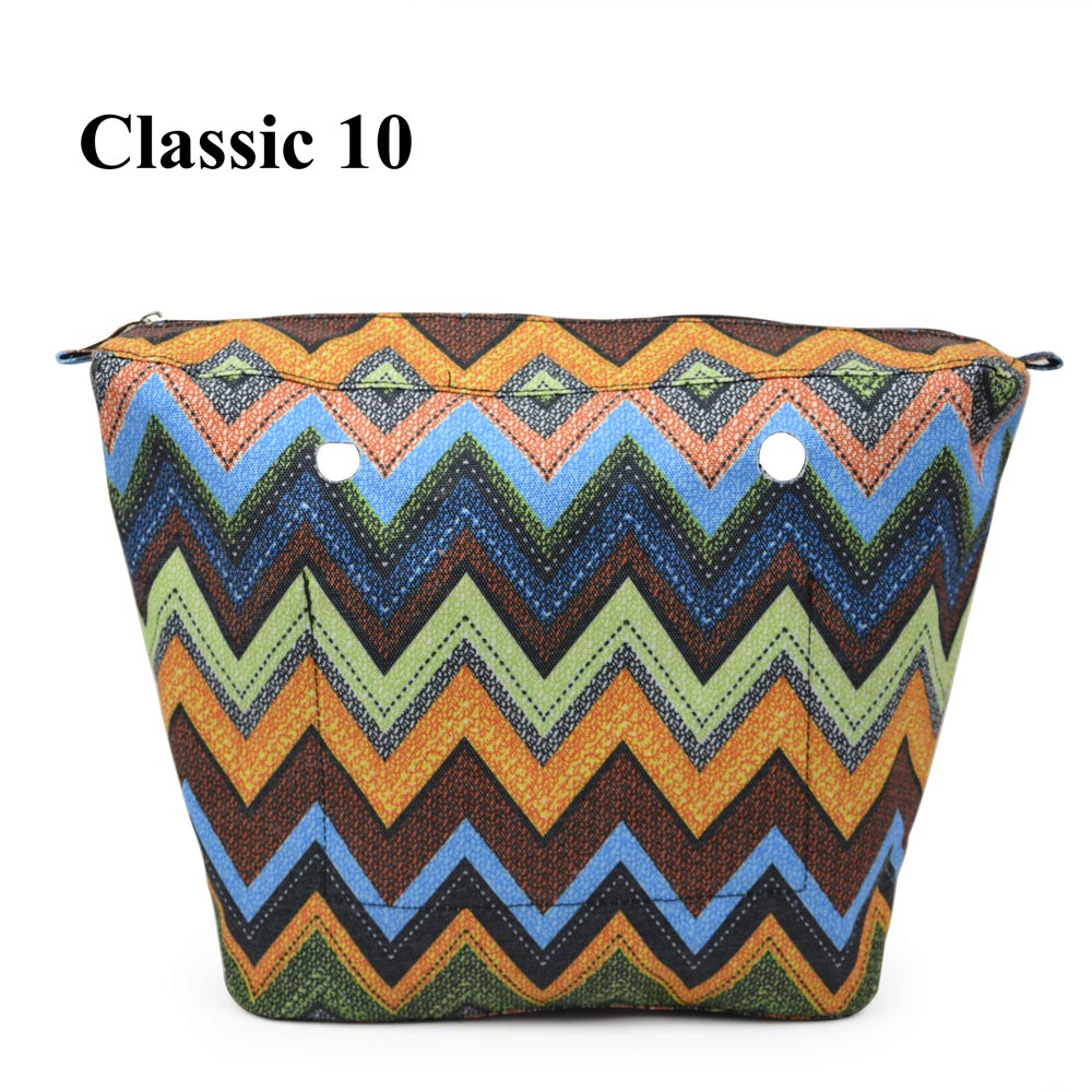Tanqu Kleurrijke Waterdichte Binnenvoering Insert Ritsvak Voor Klassieke Obag Canvas Binnenzak Voor O Bag: classic 10