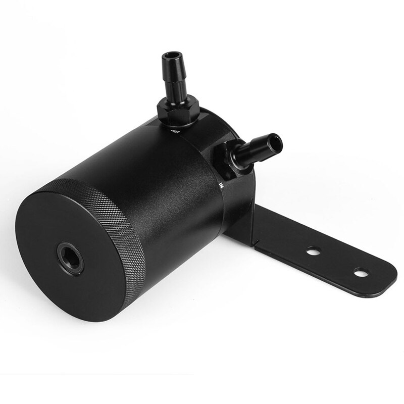 Olieholder dåse / luft-olie separator kit sort med slange til honda civic