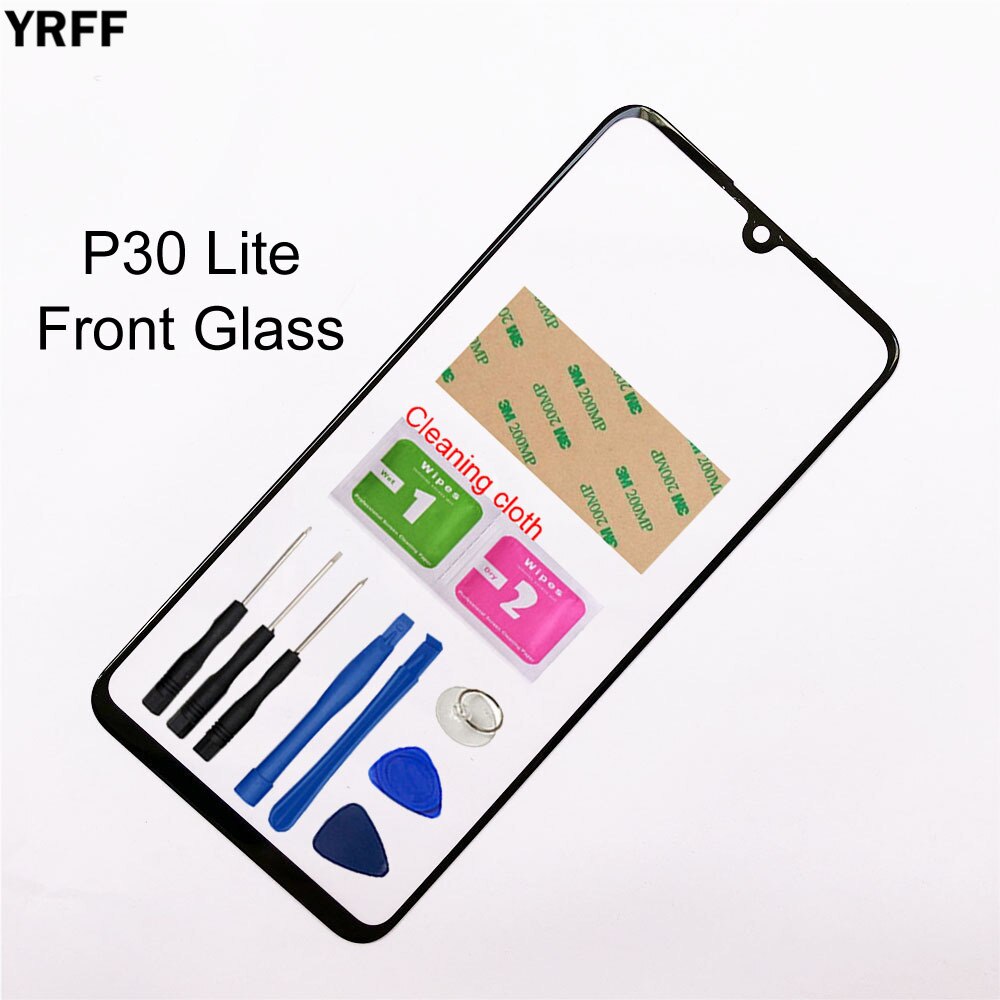 Mobiele Voorpaneel Glas Voor Huawei Ascend P30 Lite Voor Glas Outer Glas Cover Panel Vervanging