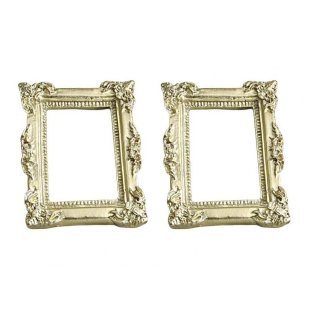 Nice-looking Mini Picture Frame Resin Fine Workmanship Small Size Miniature Photo Frames for: PURPLE