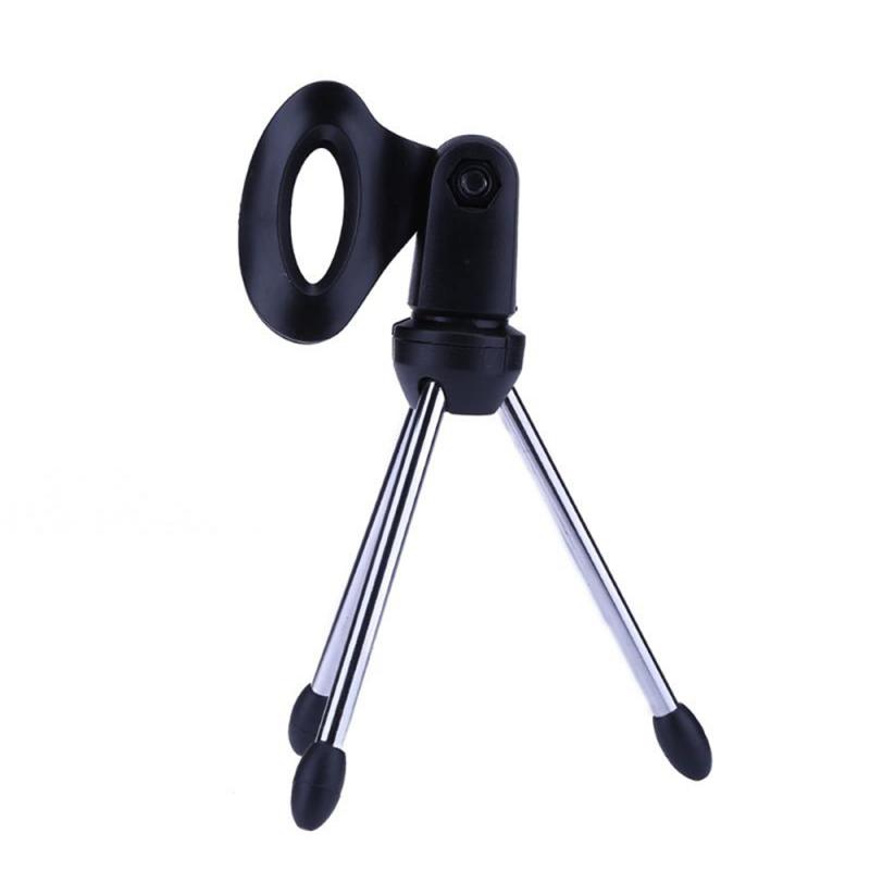 Universal Microphone Stand Tripod For Mini Adjustable Portable Desktop Height Adjustable Zinc Alloy Microphone