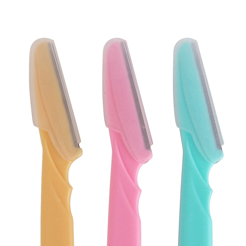 Eyebrow razor plastic shaver blade lip eyebrow tweezers hair removal trimmer hair removal tool
