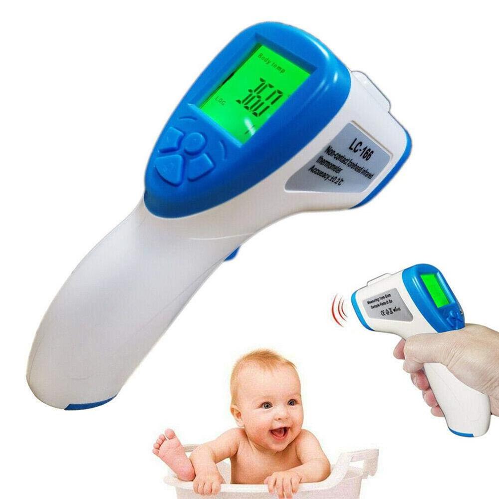 Forehead Thermometer Three Color Screen Non Contact Infrared Thermometer Real Time Reading Temperature