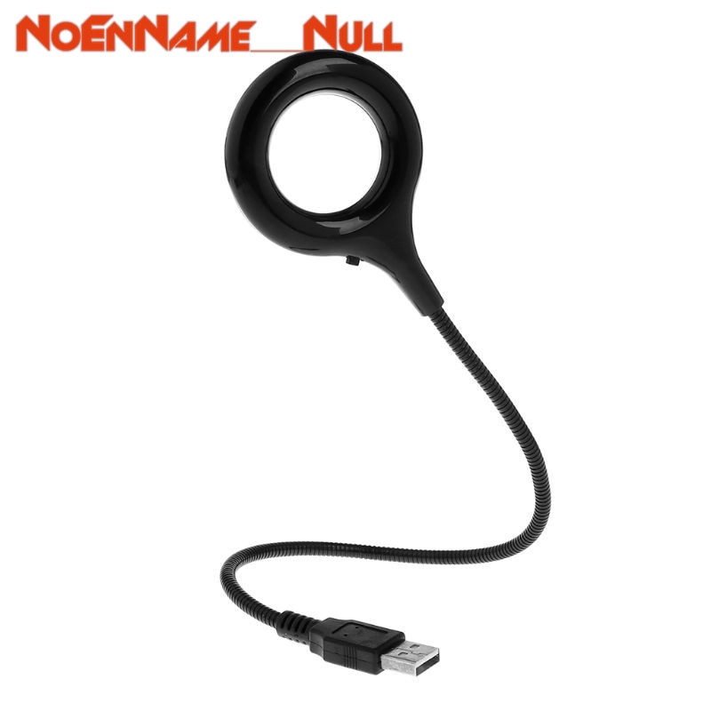 USB Spielereien Ring LED Licht USB Tisch Schreibtisch Lampe 5V Helle Birne flexibel Schwanenhals Einstellbare Winkel Lesen Camping Laptop Schreibtisch