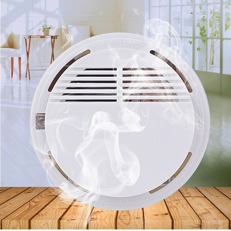 High Sensitive Photoelectric Wireless Smoke Fire Detector Alarm System Home Security Safety Garden smokehouse Alarm Detector