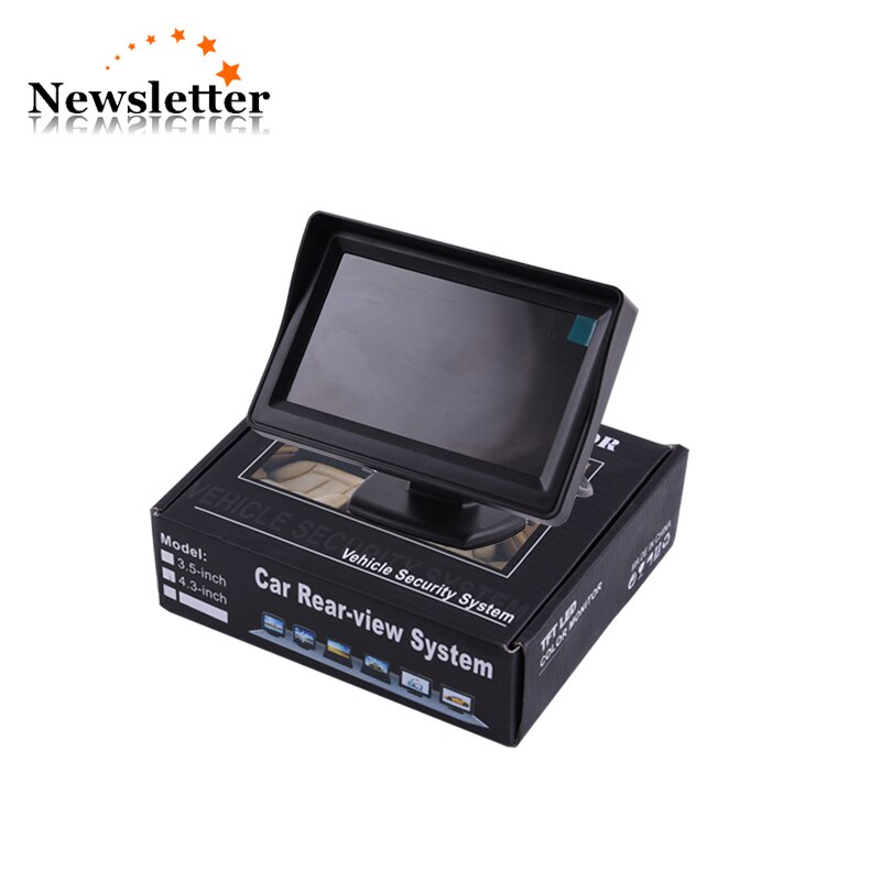 4.3 inch TFT LCD Display Reverse Camera Parkeersysteem Auto LCD Monitor