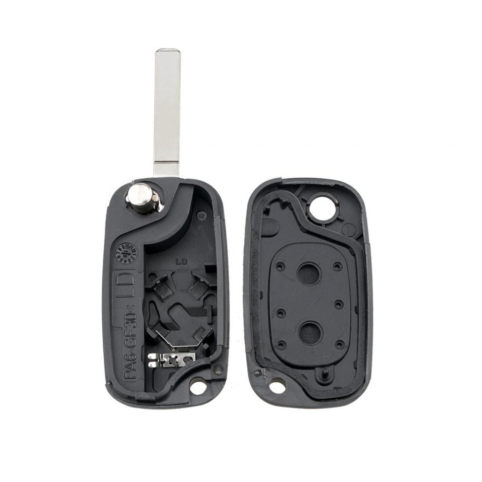 2 / 3 Buttons Car Key Fob Case Shell Replacement Flip Folding Remote Cover Fit for Renault Fluence Clio Megane Kangoo Modus