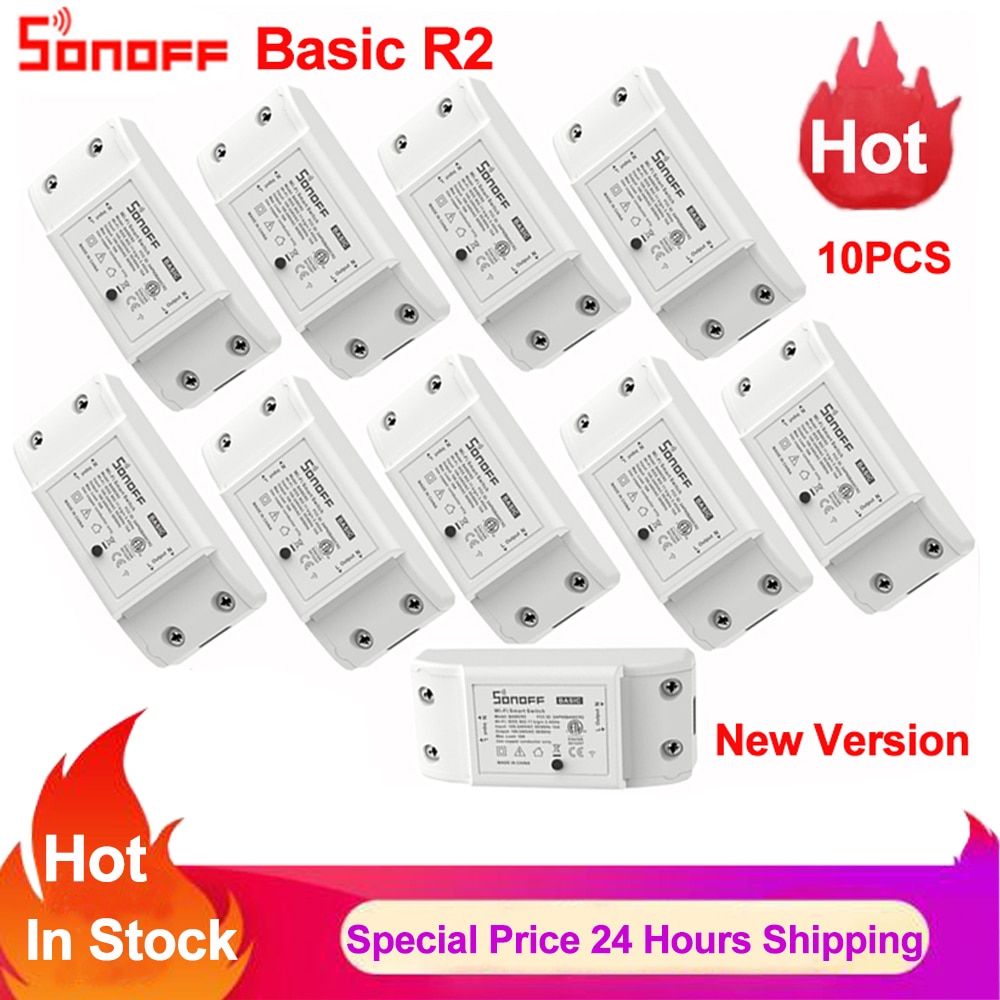 Sonoff Basic R2 Smart Switch Wifi Draadloze Smart Home Afstandsbediening Timer Diy Switch Via Ewelink App Werken Met Alexa google