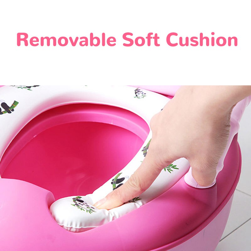Pot de formation pour enfants et bébé en plastique,chaise siège toilette formation pour enfant bas âge, motif mignon et doux,