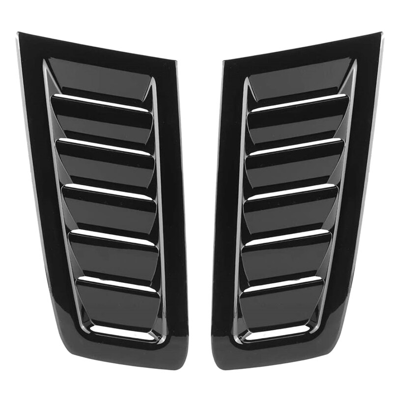 Bonnet Vent Hood Vent Cover for Ford Focus MK2 Car Black ABS Air Vent Modified Accessory