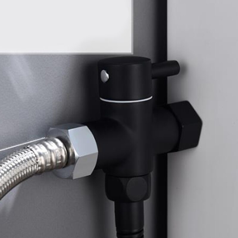 Toilet Divider Shower Faucet Shower Divider Valve One In Two Out Conversion Valve For Bathroom Durable