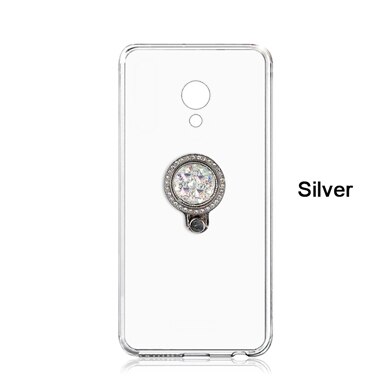 Funda for Meizu MX6 Cases 5.5 inch Soft Transparent TPU Rhinestone Case for Meizu MX6 Cover: 4