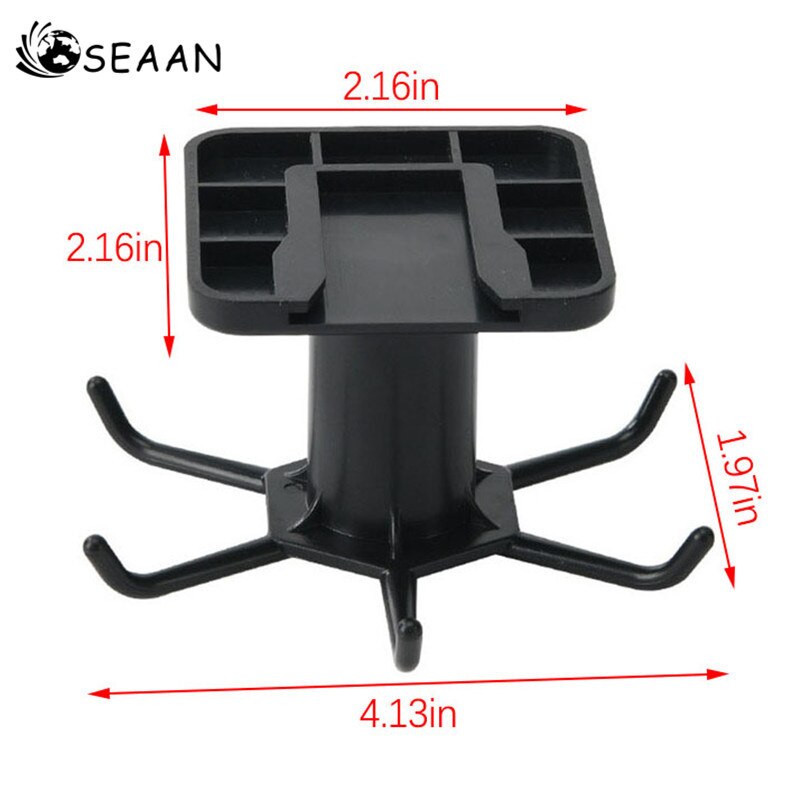 360° kitchen Rotating storage hook Punch-free wall storage rack shelf bathroom hanger spatula spoon Cookware utensils organizer