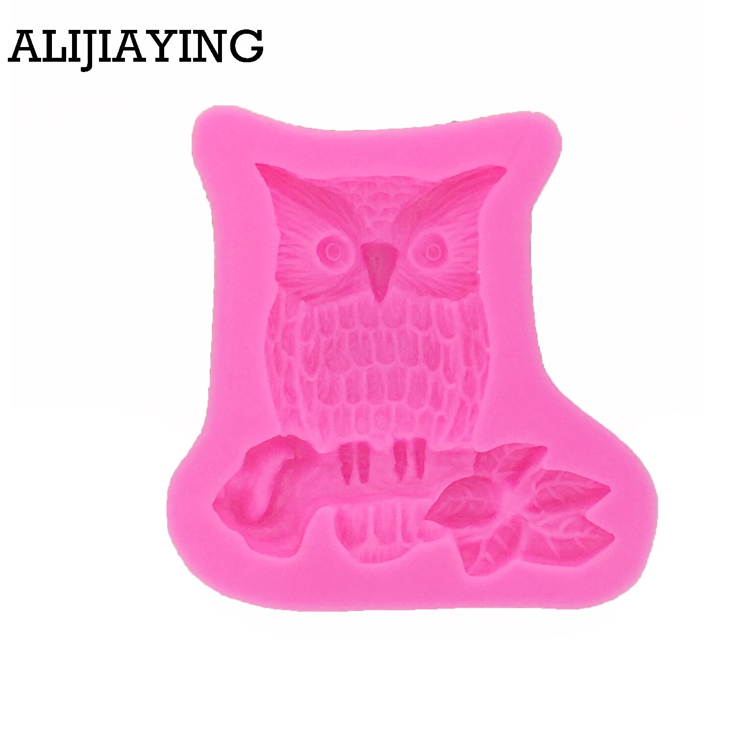 M0100 Eule Weihnachten kuchen silikon werkzeuge Fondant Kuchen Silikon Formen Eule Schokolade Tonne Süßigkeiten Formen